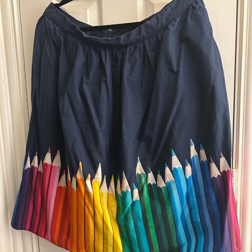 Colorful Modcloth Pencil Design Skirt